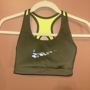 Nike Girls Swim Top Reversible Camo Sz Large